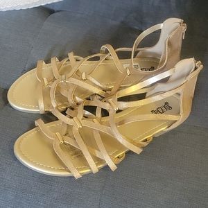 COPY - Golden Gladiator Sandals